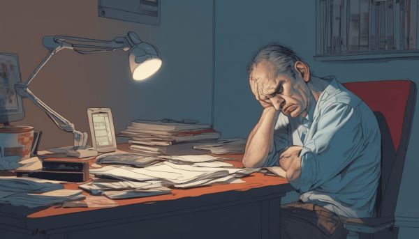 Une migraine ophtalmique peut être causée par le stress et le manque de sommeil